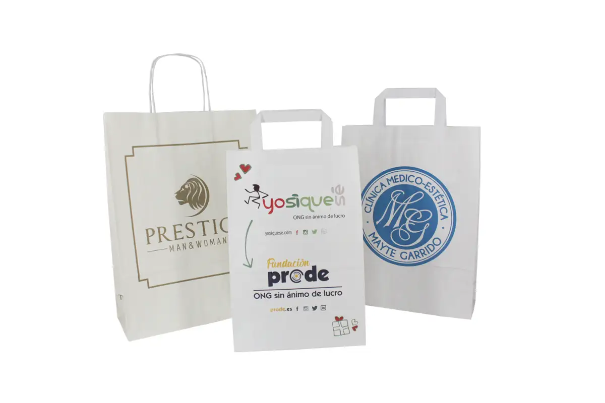 Personalizar bolsa de papel con logo empresa